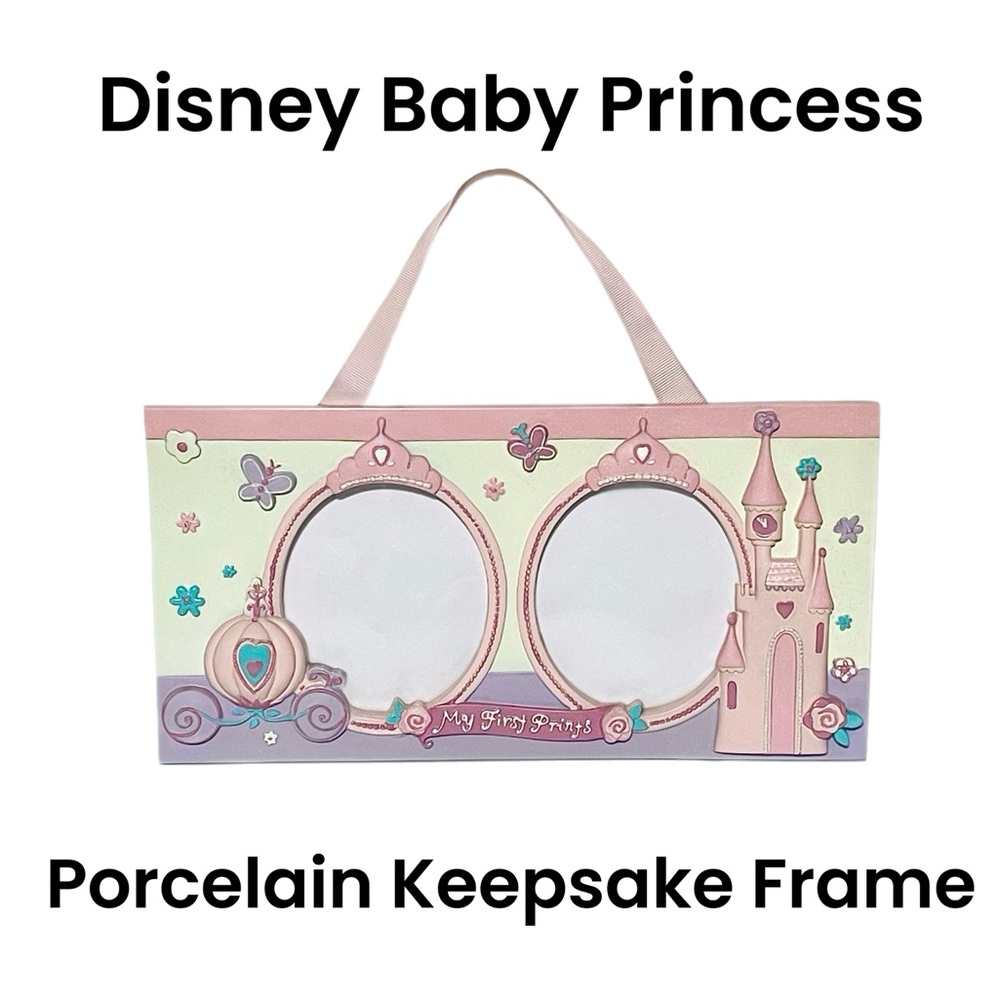 Disney Baby Princess Porcelain Keepsake Frame